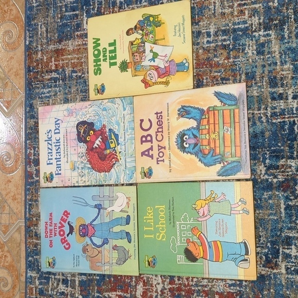 Sesame Street Book Club Hardback Book Set of 5 - Used - Picture 1 of 15